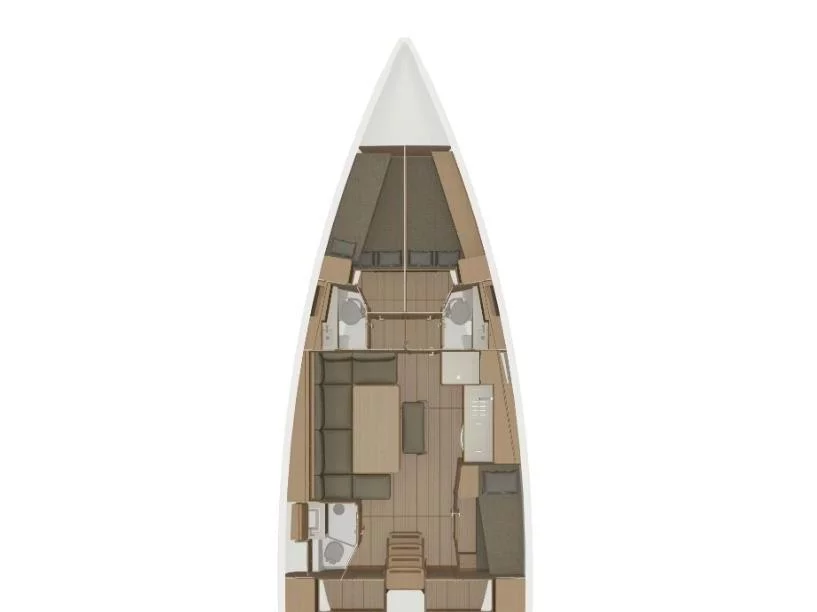 Dufour 460 Grand Large (Ibis) Plan image - 11