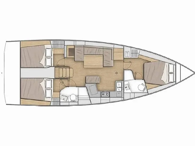 Photo #2 - Oceanis 40.1 (Northern Light) in Trogir - 62165