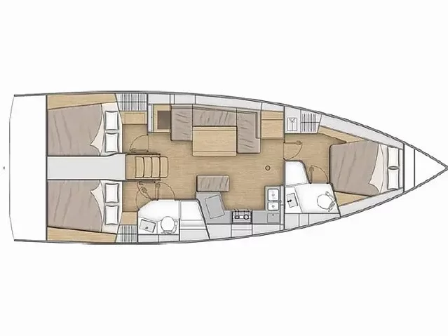 Oceanis 40.1 (Northern Light) Plan image - 1