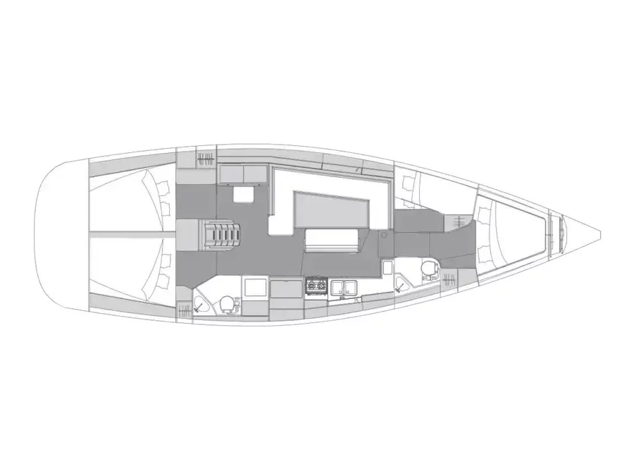 Elan Impression 45.1 (Bad Buoy) Plan image - 20