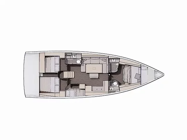 Dufour 470 (She) Plan image - 1