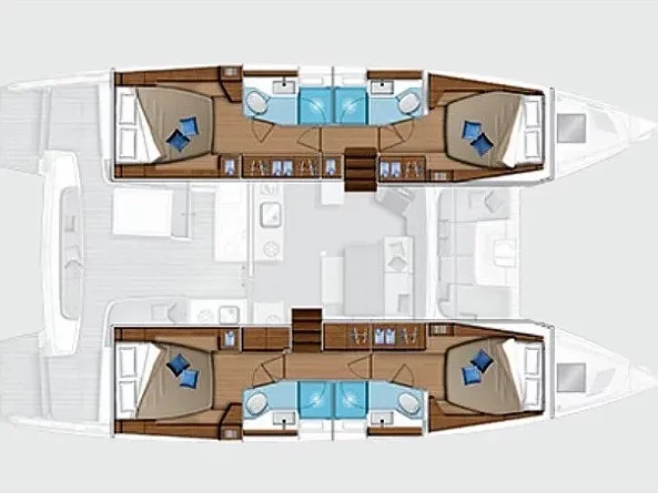 Lagoon 46 (Coolway) Plan image - 13