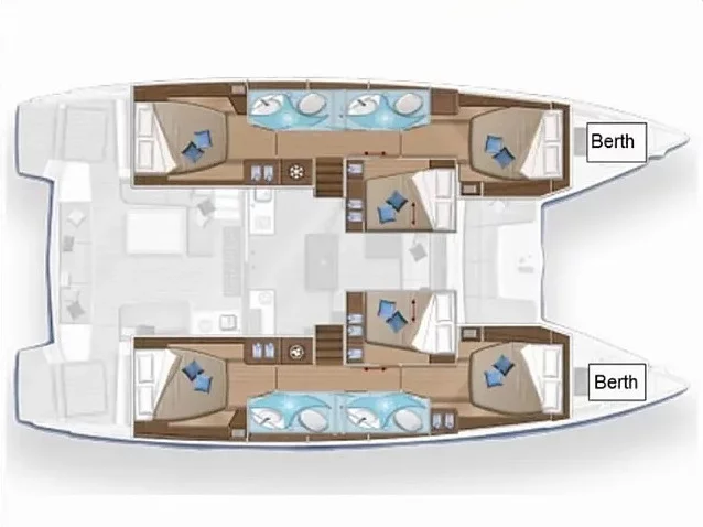 Lagoon 50 (Sunshine) Plan image - 2
