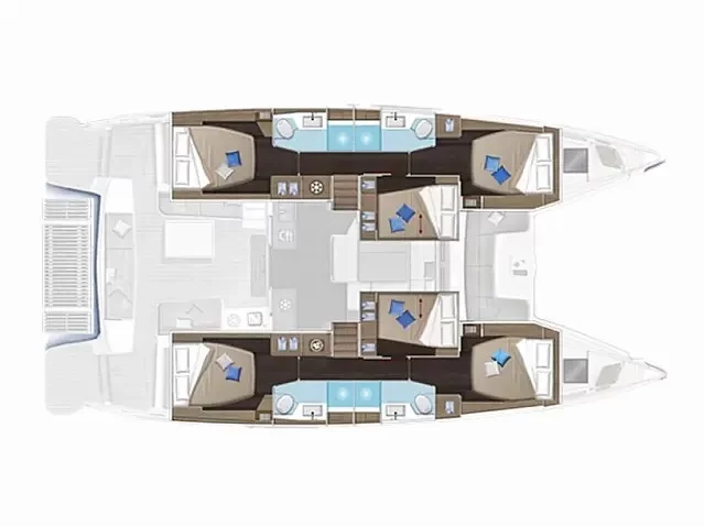Lagoon 51 (Moonshadow) Plan image - 10