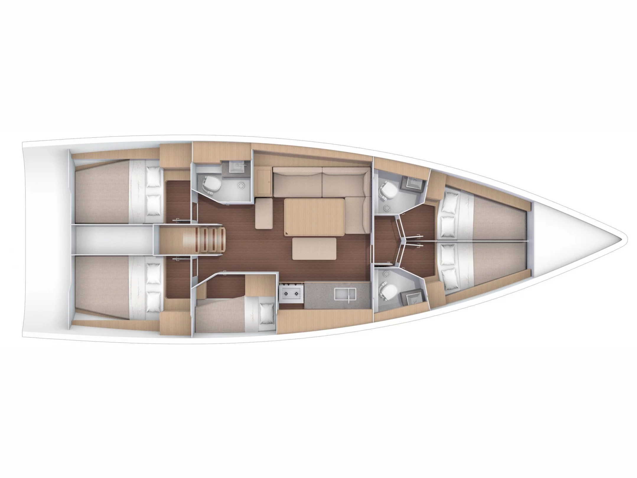 Dufour 460 Grand Large (Wilma) Plan image - 5