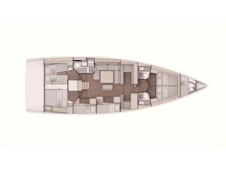 Dufour 530 (Astrid) Plan image - 17