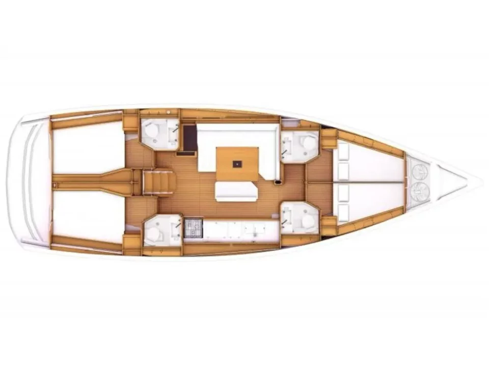 Sun Odyssey 479 (Moonlight) Plan image - 5