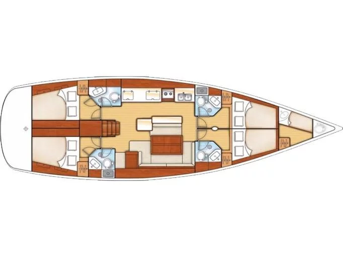 Oceanis 50 (Aida) Plan image - 1