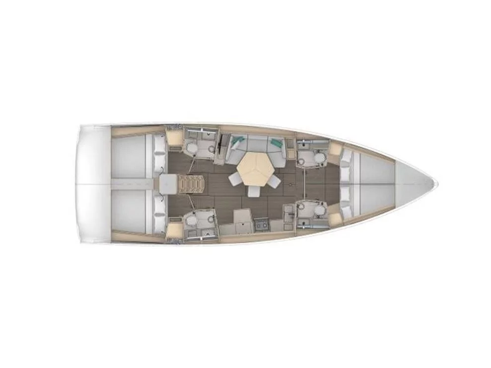 Dufour 44 (Faidra) Plan image - 2