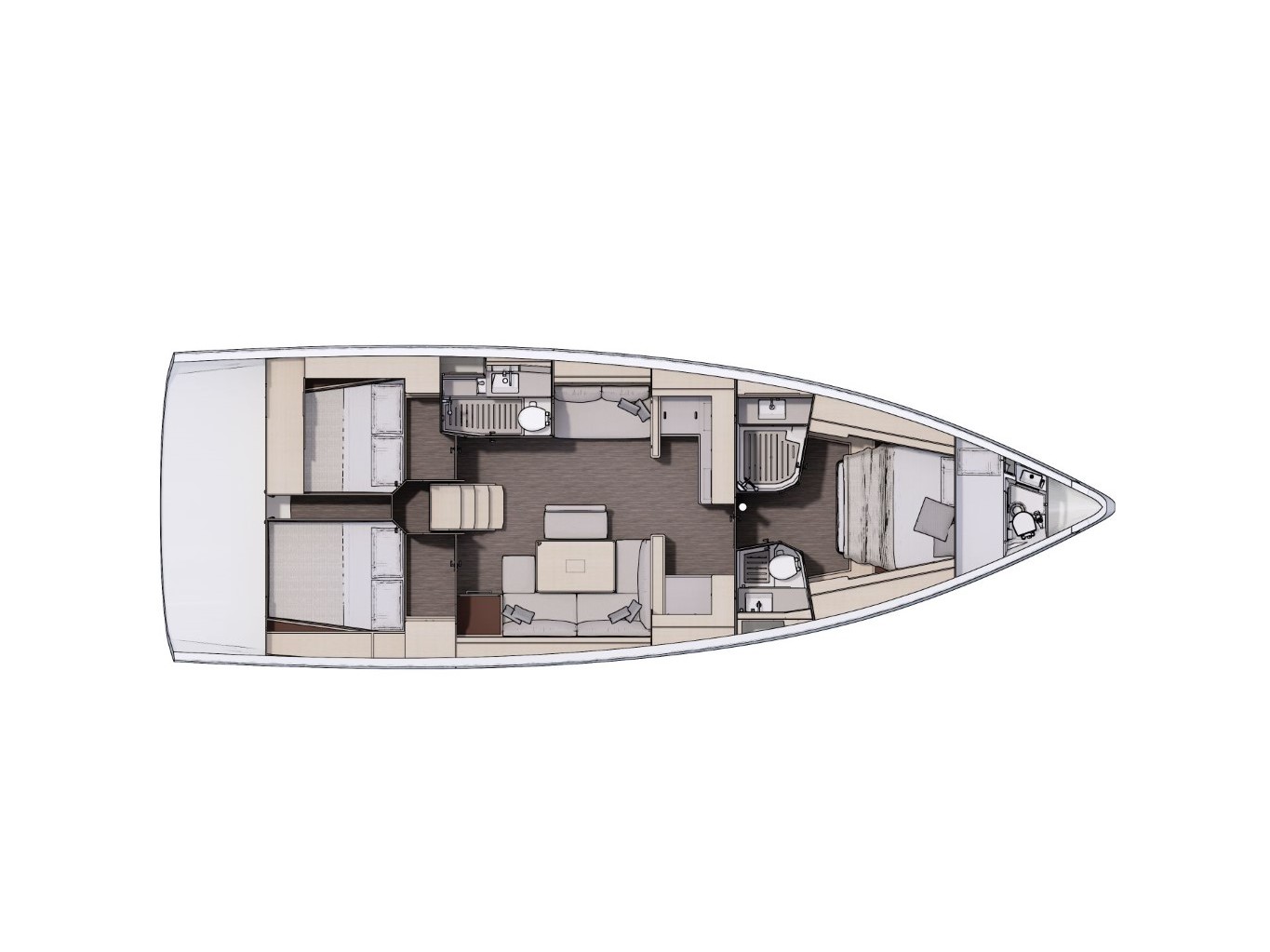 Photo #20 - Dufour 470 Owner's version (Euphoria) in Porto Rotondo - 23843