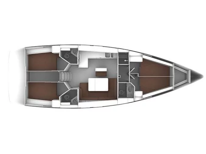 Bavaria 46 Cruiser (Sail Deneb) Plan image - 4