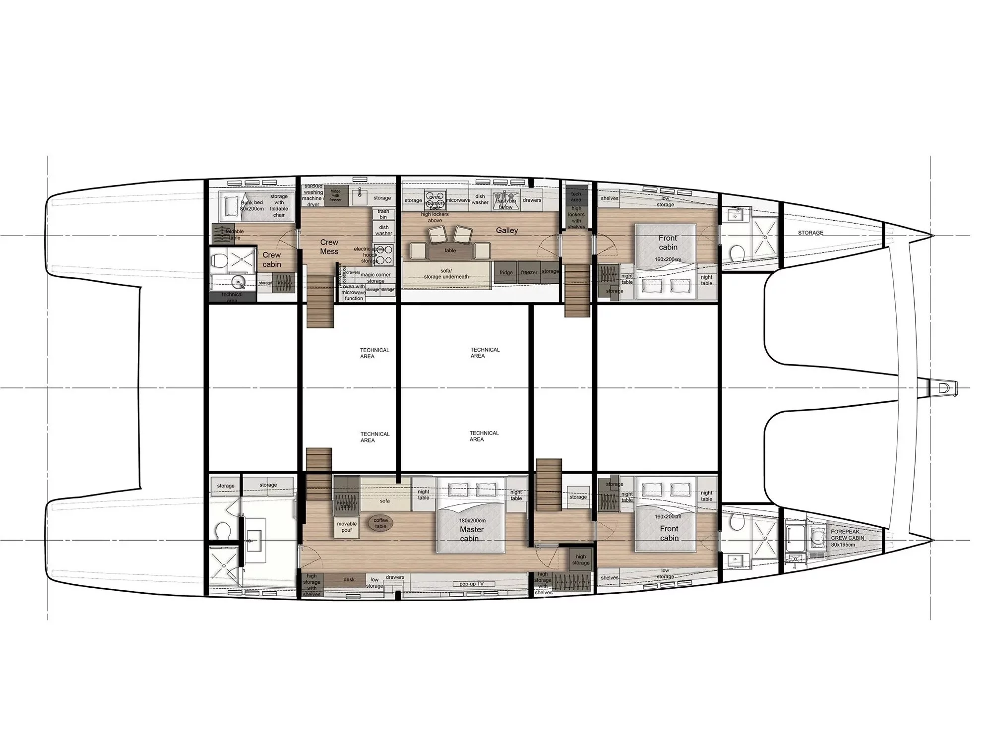 Sunreef 80 (Honeybird) Plan image - 15