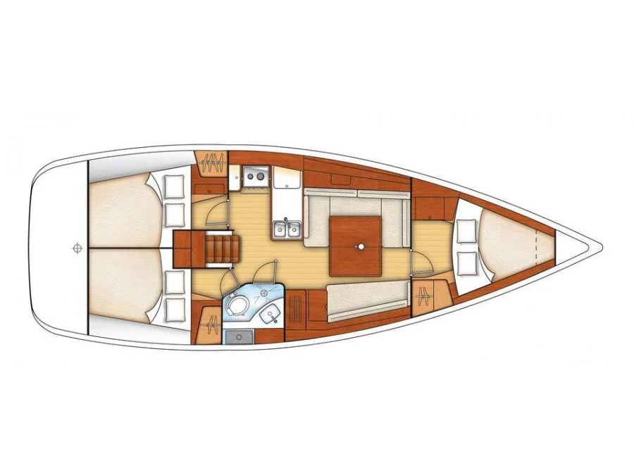 Oceanis 37 (Julie) Plan image - 2