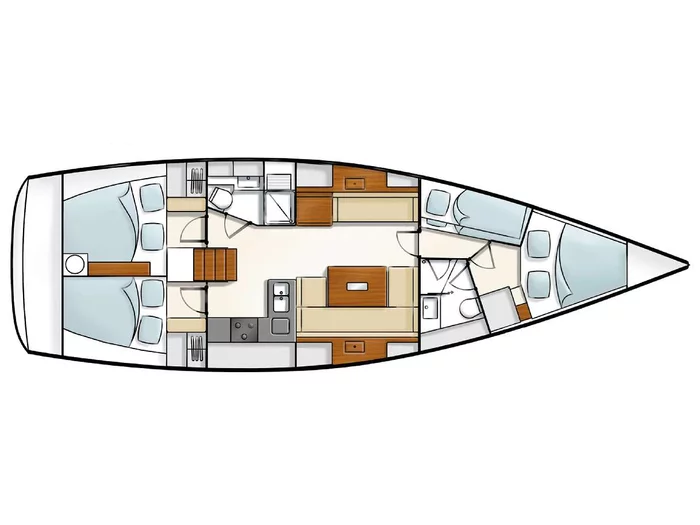 Hanse 430e (Astraios) Plan image - 15