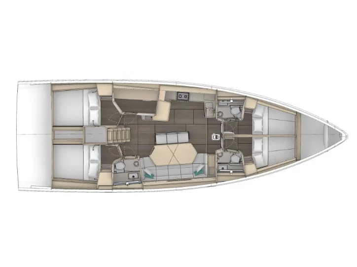 Dufour 48 (Nova) Plan image - 4