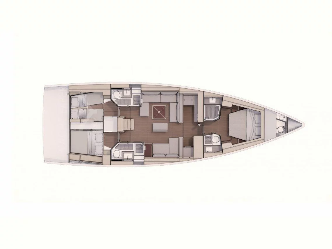 Dufour 530 (Sangi) Plan image - 5