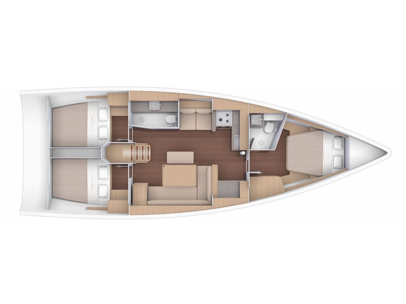 Photo #21 - Dufour 430 Grand Large (Andream) in Portisco - 23842