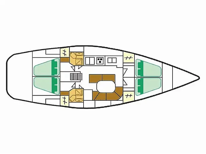 Oceanis 461 (Seagul) Plan image - 1