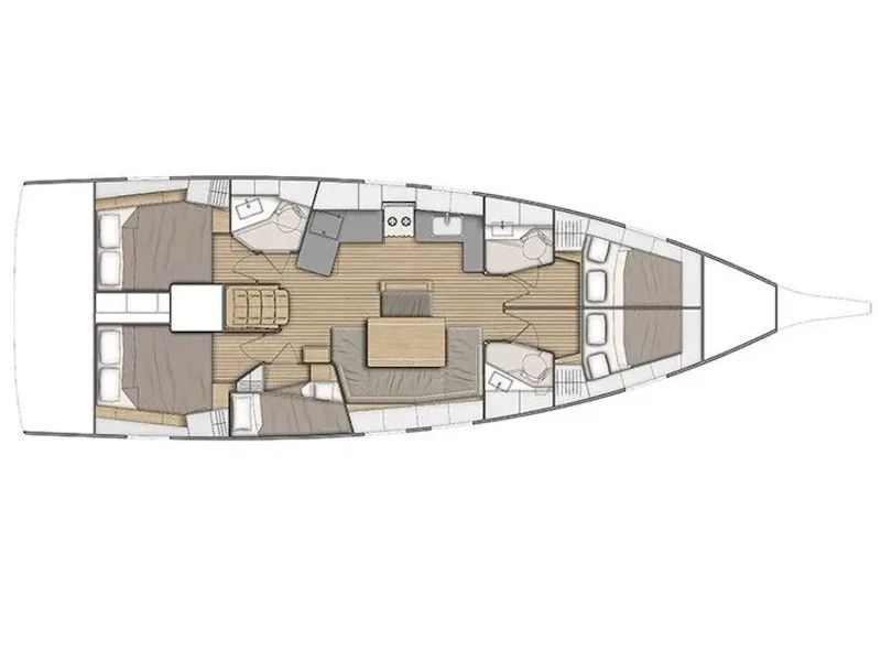 Oceanis 46.1 (Esperanza) Plan image - 1