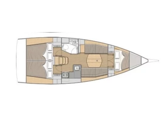 Oceanis 34.1 (Orionis) Plan image - 2