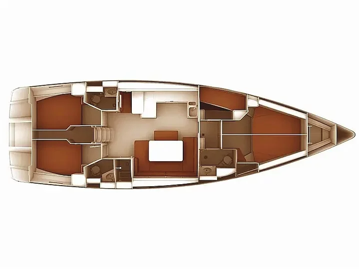 Bavaria Cruiser 51 (Prince John) Plan image - 1
