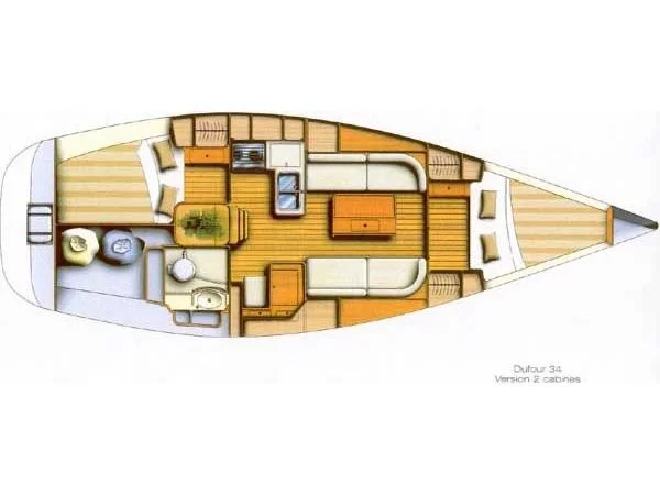 Dufour 34 E Performance (Phantom) Plan image - 5