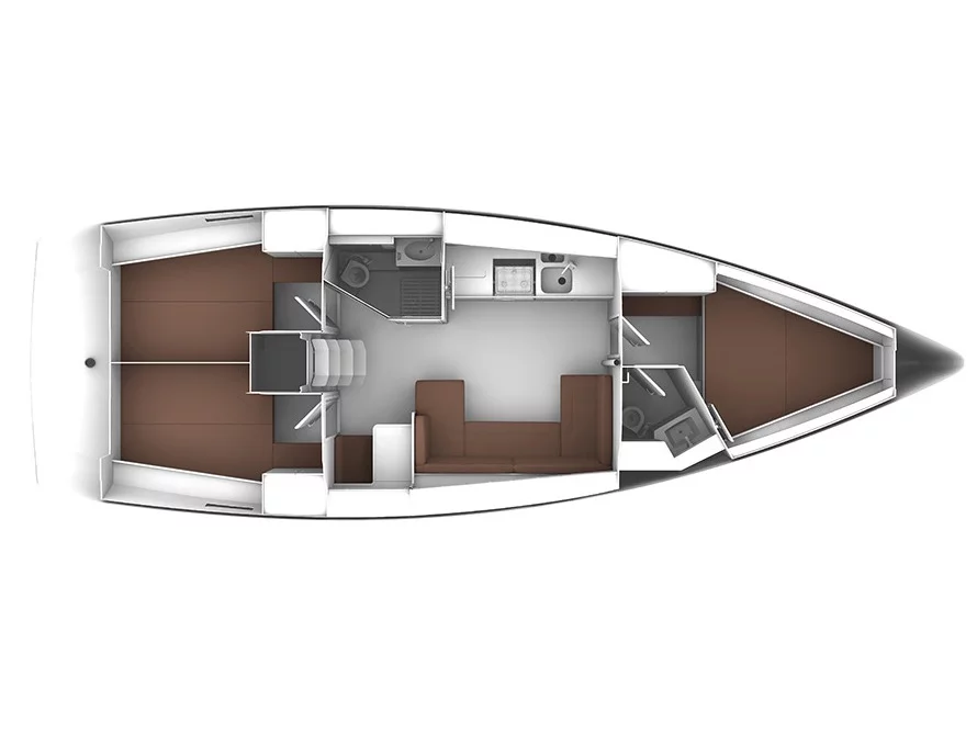 Bavaria Cruiser 41 (Hermis) Plan image - 3
