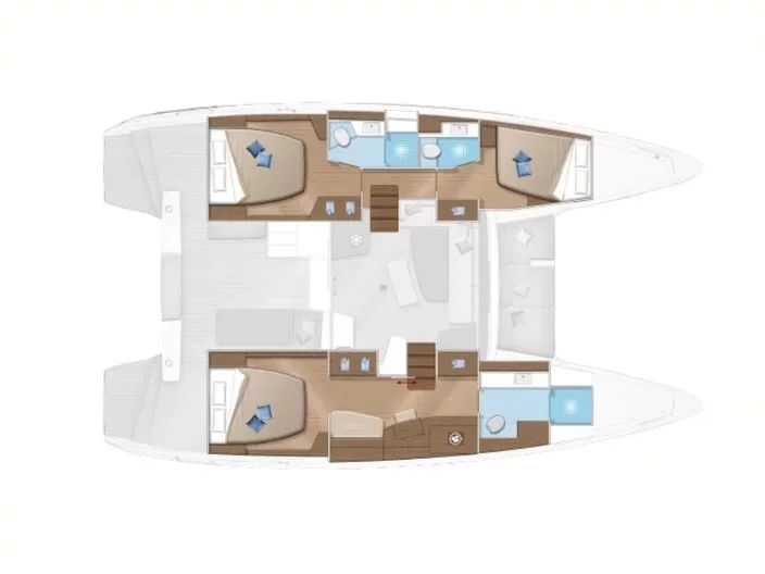 Lagoon 42 - Owner Version (Spisea) Plan image - 4