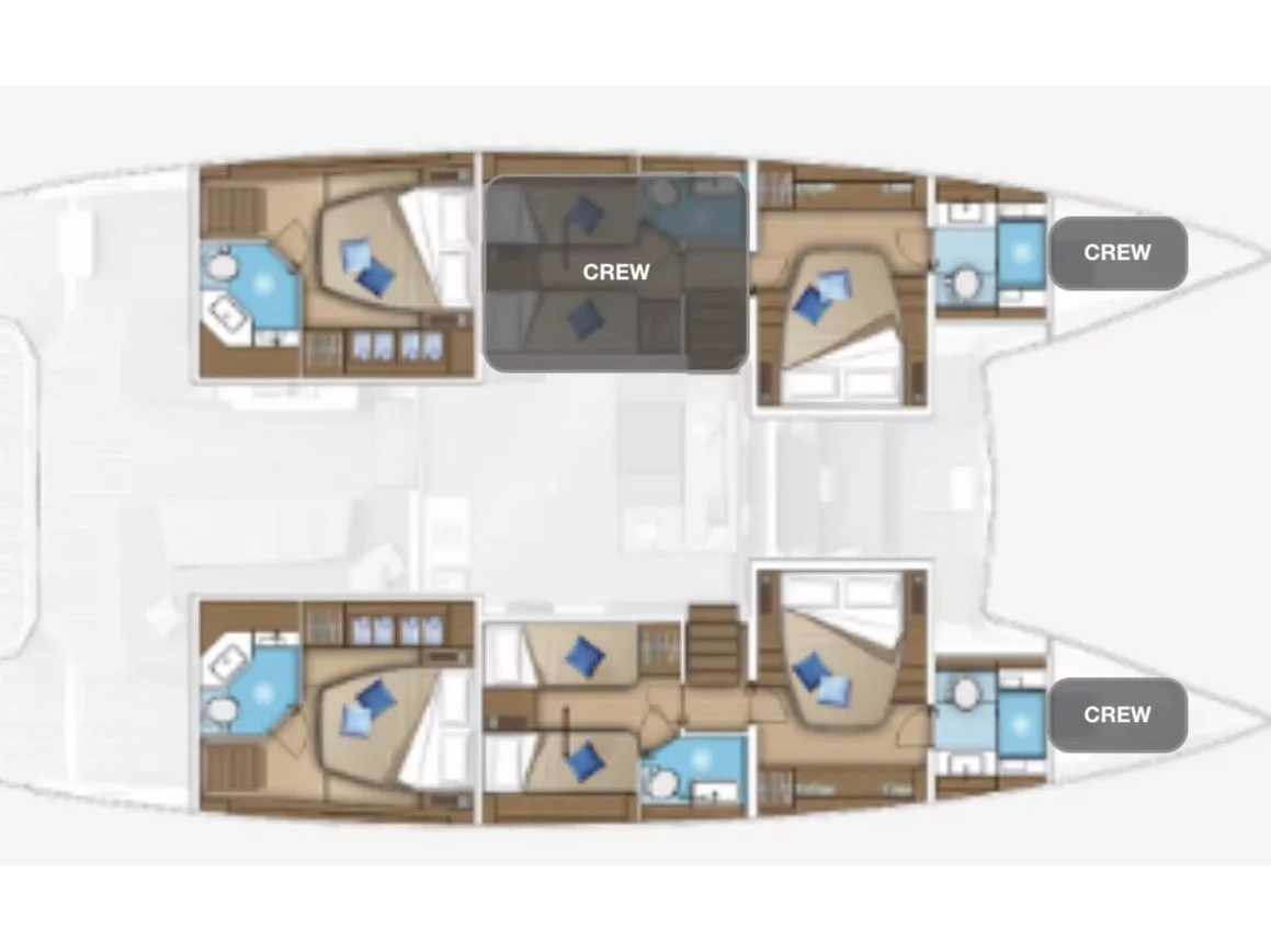 Lagoon 55 (INFINITY) Plan image - 2