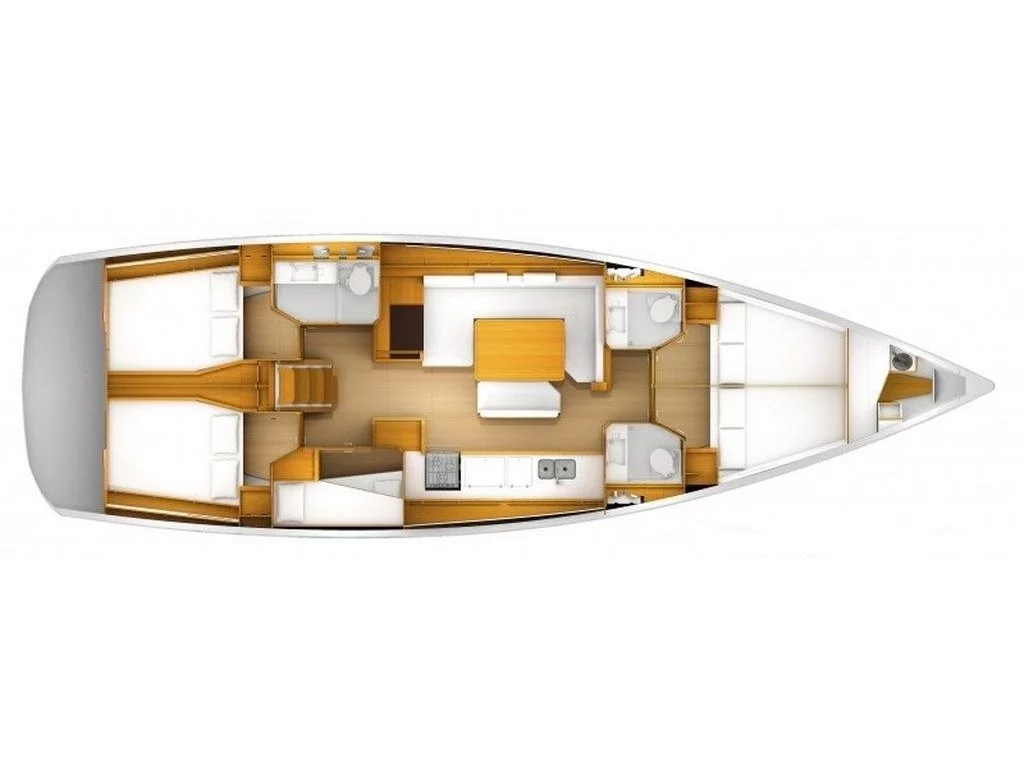 Sun Odyssey 519 (Leia) Plan image - 4