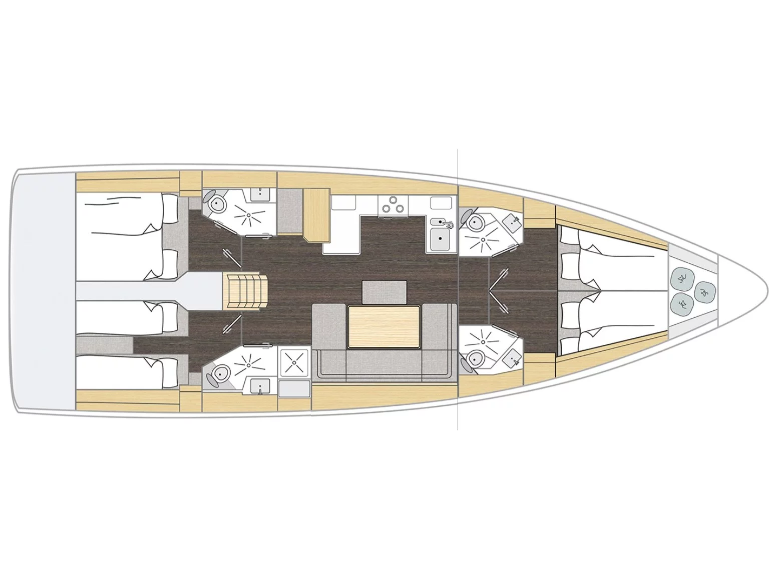 Bavaria C46 (KYBELE) Plan image - 1