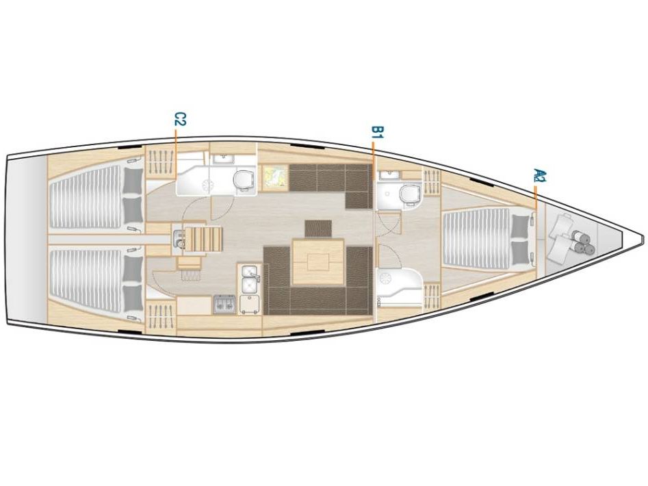 Photo #4 - Hanse 458 (Sea Pearl) en Kos - 22250