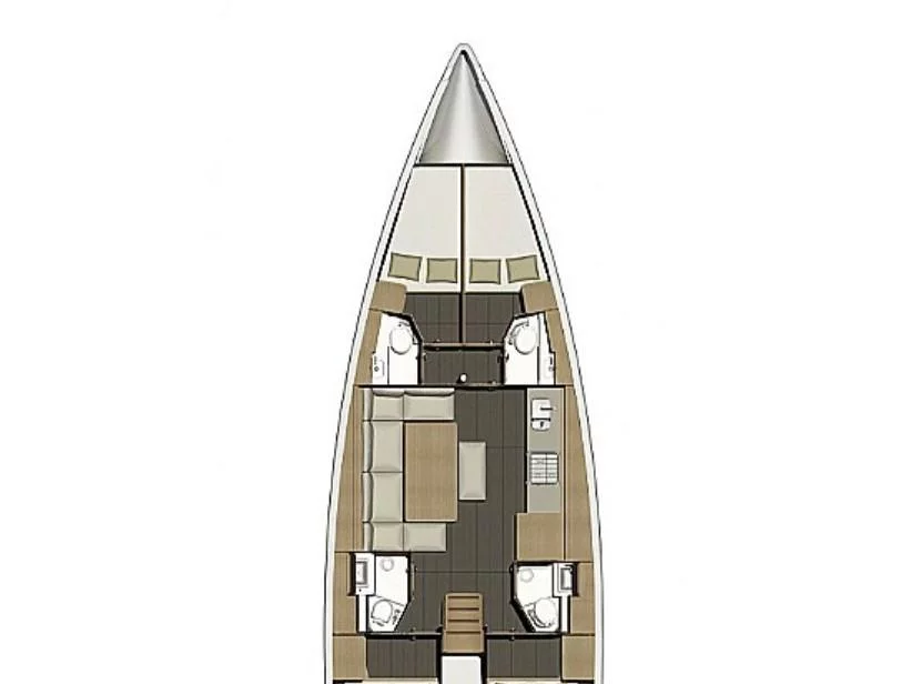 Dufour 460 (Kosmopolitan) Plan image - 4