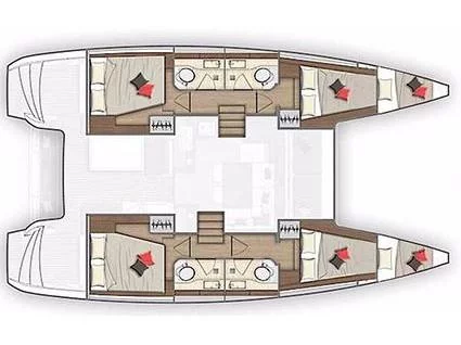 Lagoon 40 (Destiny) Plan image - 1