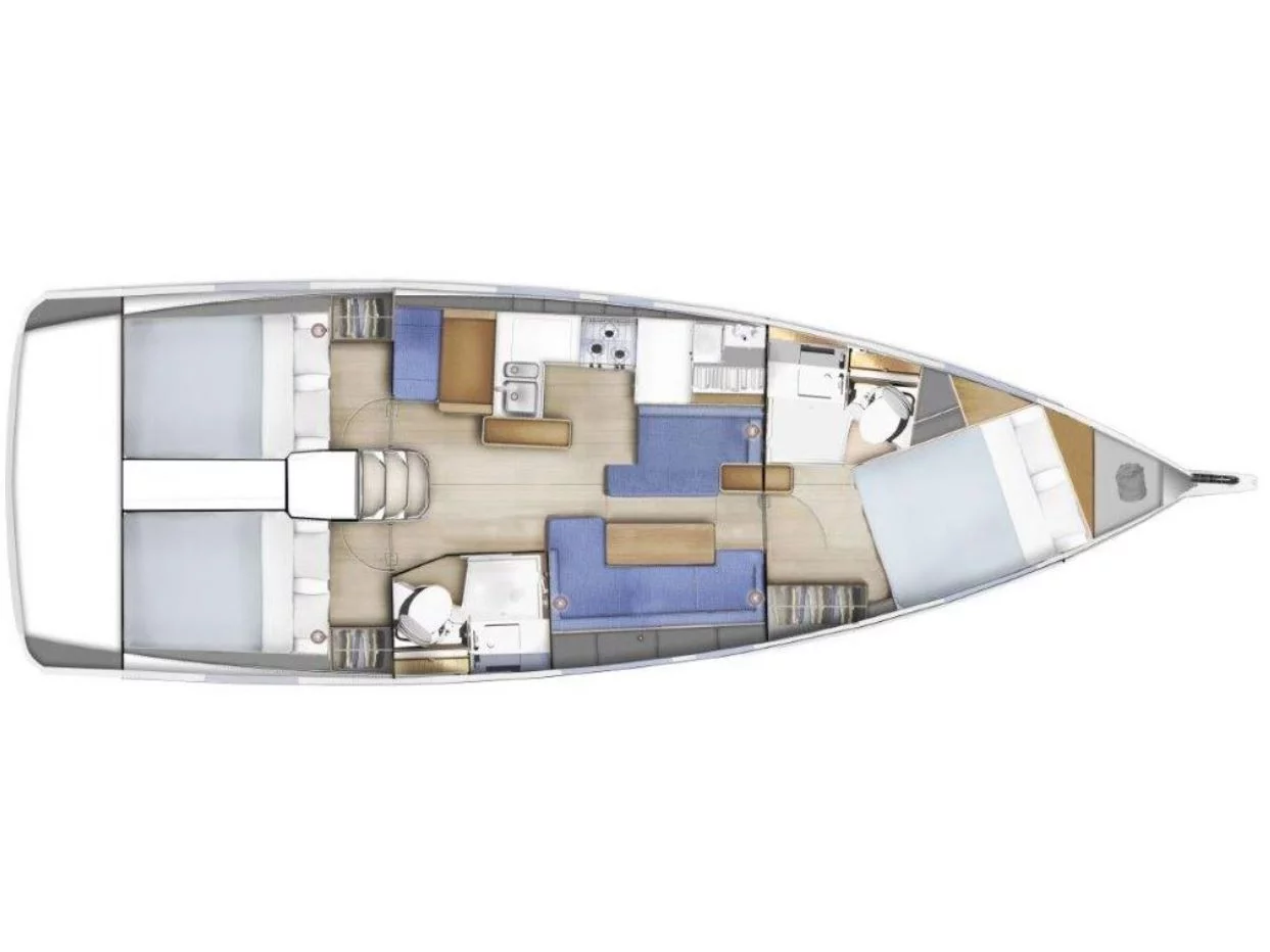 Sun Odyssey 410 (Naias) Plan image - 14
