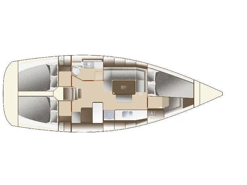 Dufour 375 (Lilly III ) Plan image - 4
