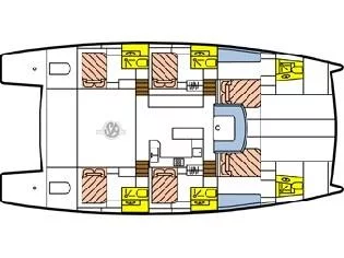 Cocktail Creole 15-24m - Cabin Cruise Seychelles (Cabin B06 (RM)) Plan image - 1