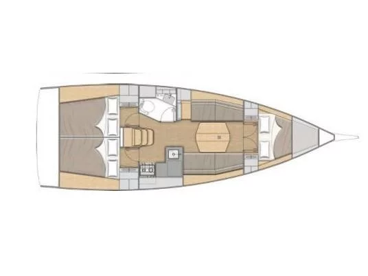 Oceanis 34.1 (Sail Lynx) Plan image - 1