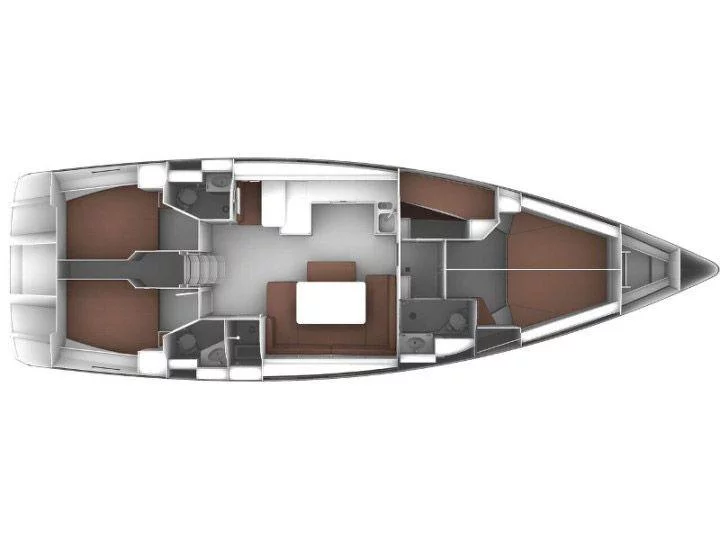 Bavaria 51 Cruiser (BAVARIA 51 CRUISER (2018) - LFK) Plan image - 3