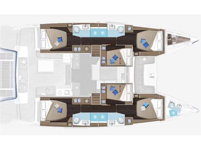 Lagoon 51 (Pasha) Plan image - 4