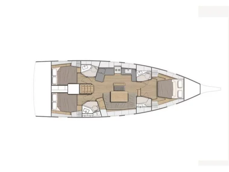 Oceanis 46.1 (Pebbles) Plan image - 3