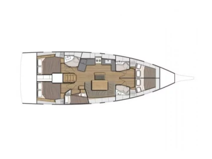 Oceanis 46.1/5 (Ilia) Plan image - 1