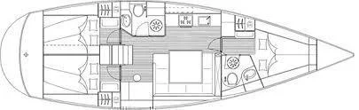 Bavaria 43 Cruiser (Sea Party) Plan image - 9
