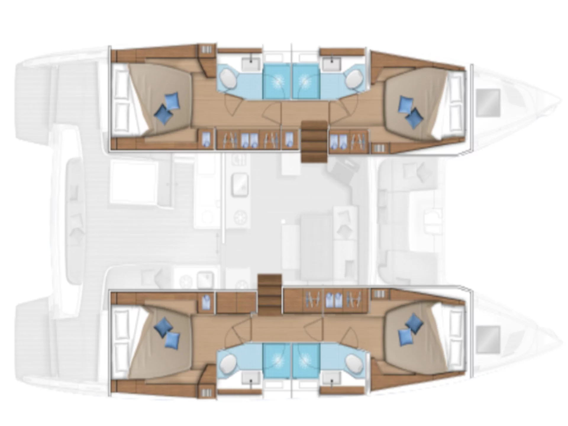 Lagoon 46 (LUXURY Equipped, SKIPPERED only) (ASTRAEUS) Plan image - 18