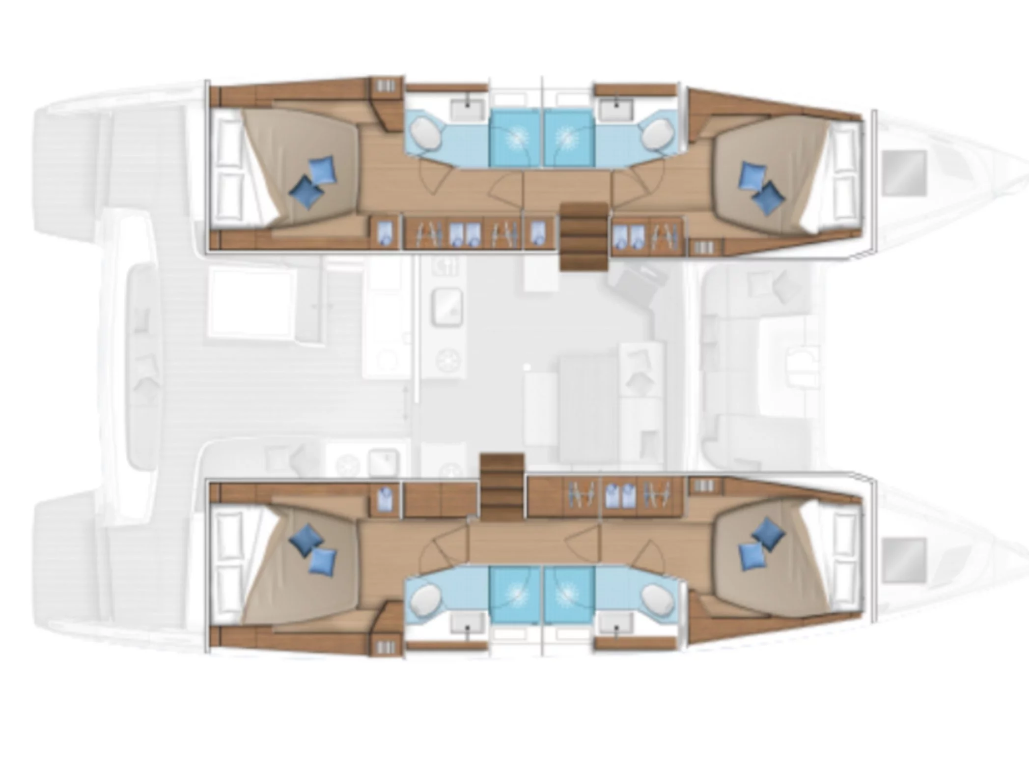 Lagoon 46 (AC, Gen, Watermaker) (ESPABILA, (ac, Gen, W/Maker)) Plan image - 7
