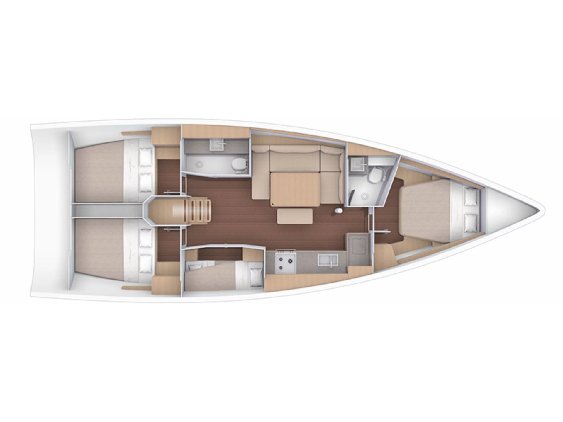 Dufour 430 (ARMONIA) Plan image - 5