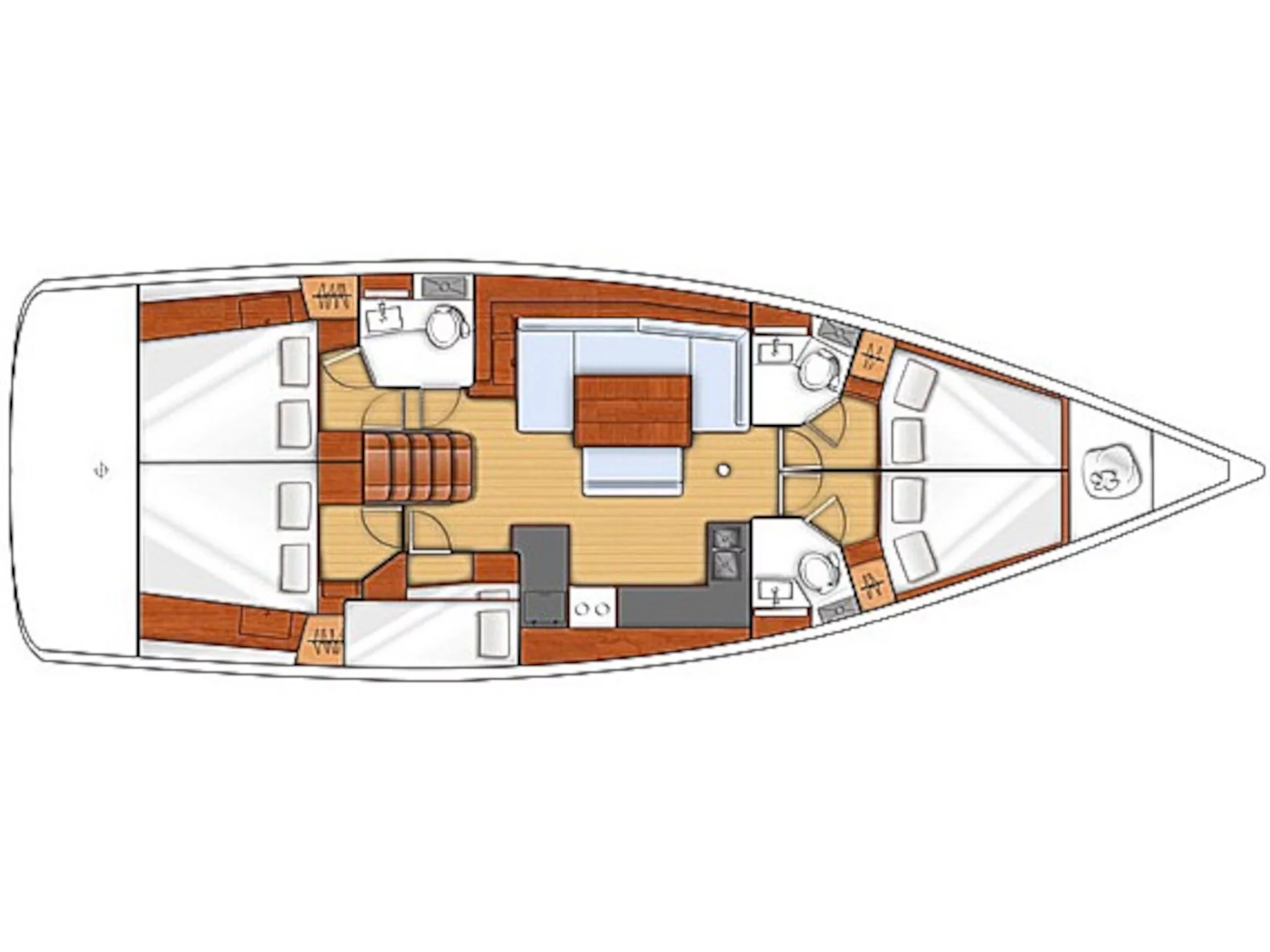 Oceanis 48 (INVICTUS) Plan image - 13