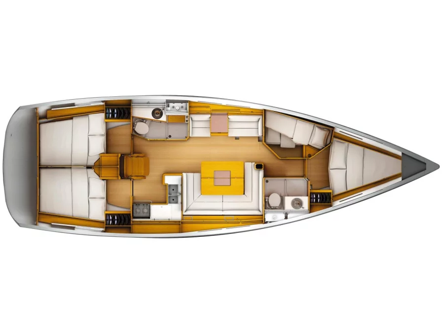 Sun Odyssey 449 (Canne Bleu) Plan image - 1