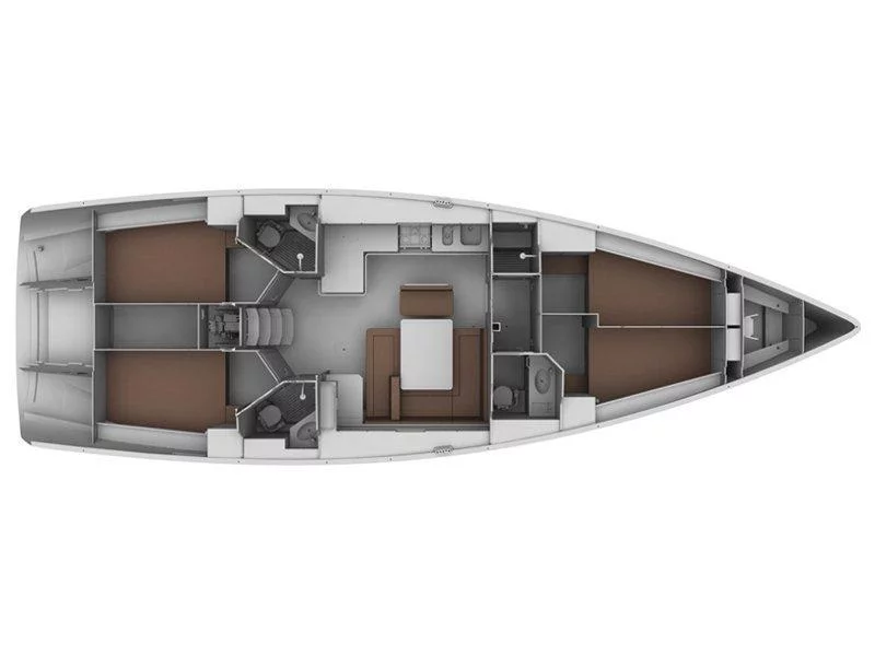 Bavaria 45 Cruiser (Fair Wind) Plan image - 14