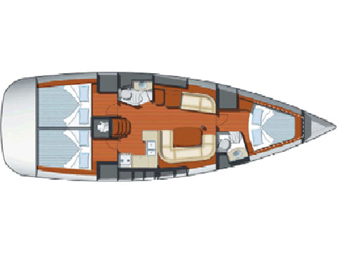 Photo #7 - Sun Odyssey 42i (Gemini) en Portisco - 18633